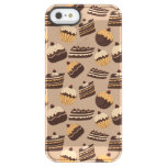 Chocolate and pastries pattern 3 permafrost iPhone SE/5/5s case