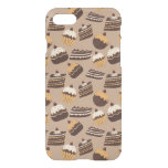 Chocolate and pastries pattern 3 iPhone SE/8/7 case