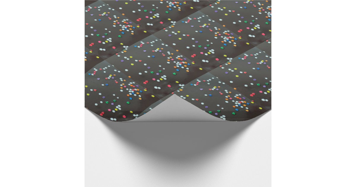 Chocolate and Sprinkles Wrapping Paper Zazzle