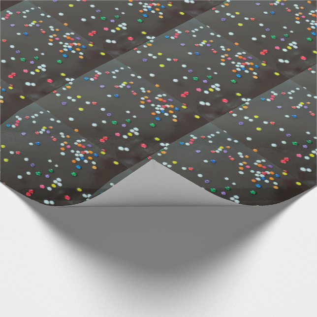 Chocolate and Sprinkles Wrapping Paper (Corner)