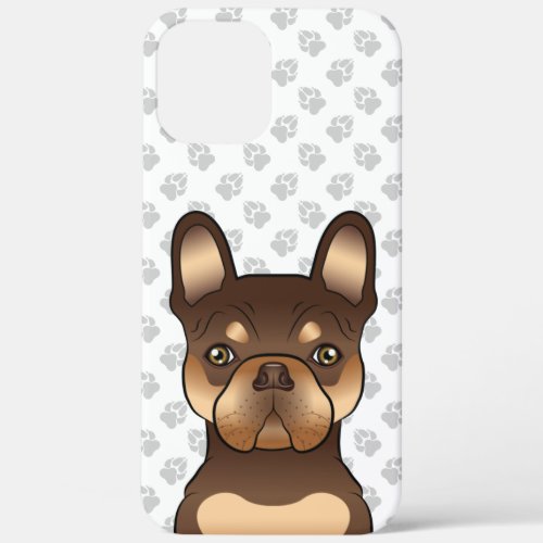 Chocolate And Tan French Bulldog Cute Dog  Paws iPhone 12 Pro Max Case