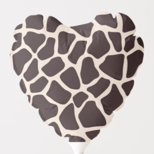 Chocolate and Tan Giraffe Balloon