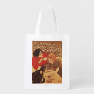 Chocolate and Tea Co Mother and Daughter Grocery Bag
