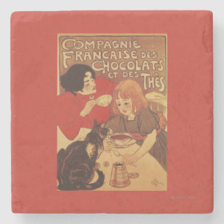 Chocolate and Tea Co Mother and Daughter Stone Coaster