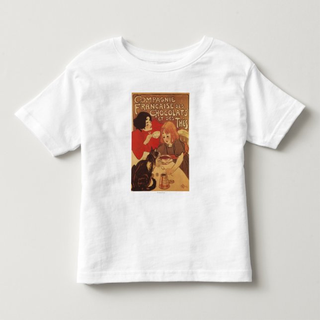 Chocolate and Tea Co Mother and Daughter Toddler T-shirt (Front)