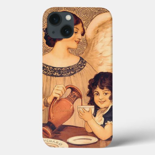 Chocolate Angel French Antique iPhone 13 Case