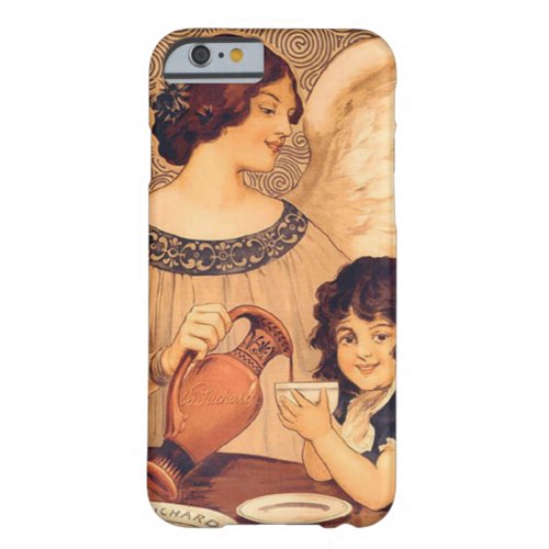 Chocolate Angel French Antique Barely There iPhone 6 Case