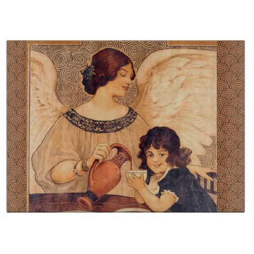 Chocolate Angel French Antique Cutting Board