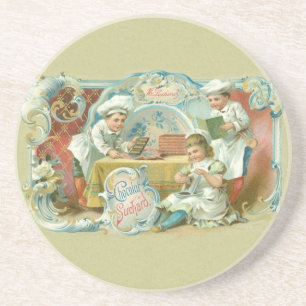 Chocolate Bakers Antique Advertising Coaster