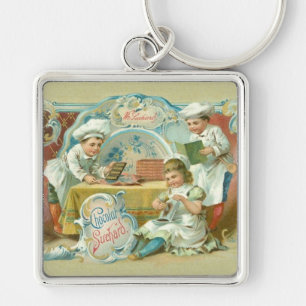 Chocolate Bakers Antique Advertising Keychain