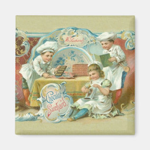Chocolate Bakers Antique Advertising Magnet