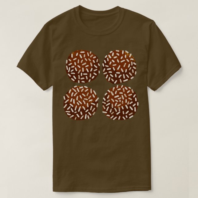 Chocolate Balls T-Shirt (Design Front)