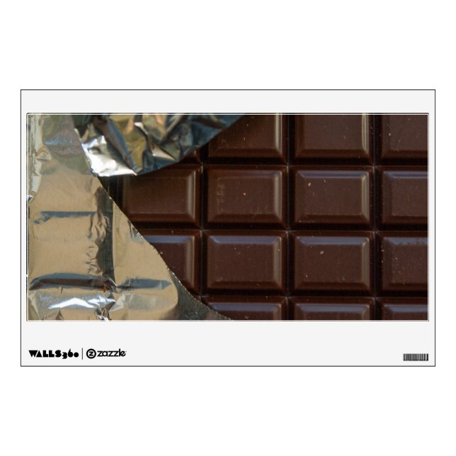 Chocolate Bar 12"x18" Wall Decal (Front)