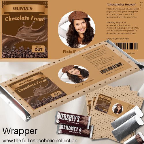 Chocolate Bar and Custom Wrapper Fun Photo 