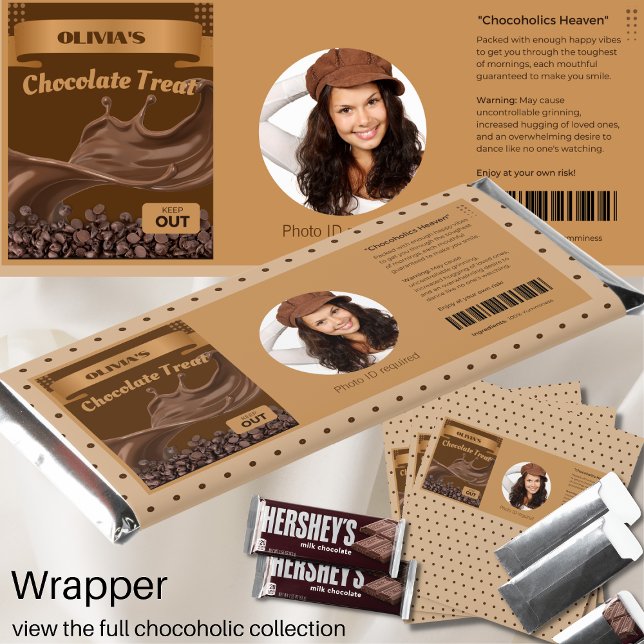 Chocolate Bar and Custom Wrapper Fun Photo  (Creator Uploaded)