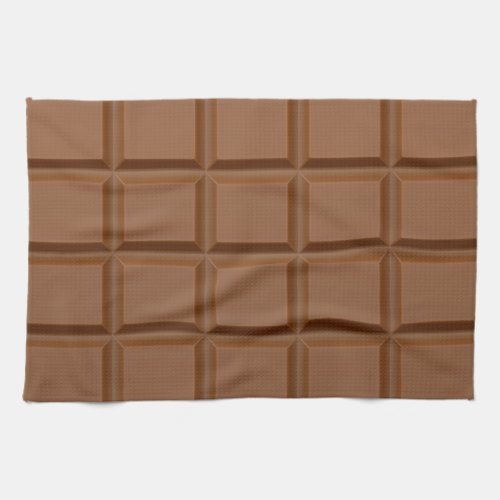 Chocolate Bar custom kitchen towel