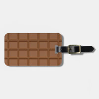 Chocolate Bar custom luggage tag