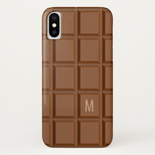 Chocolate Bar custom monogram phone cases