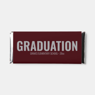 Chocolate Bar Graduation Party Favor