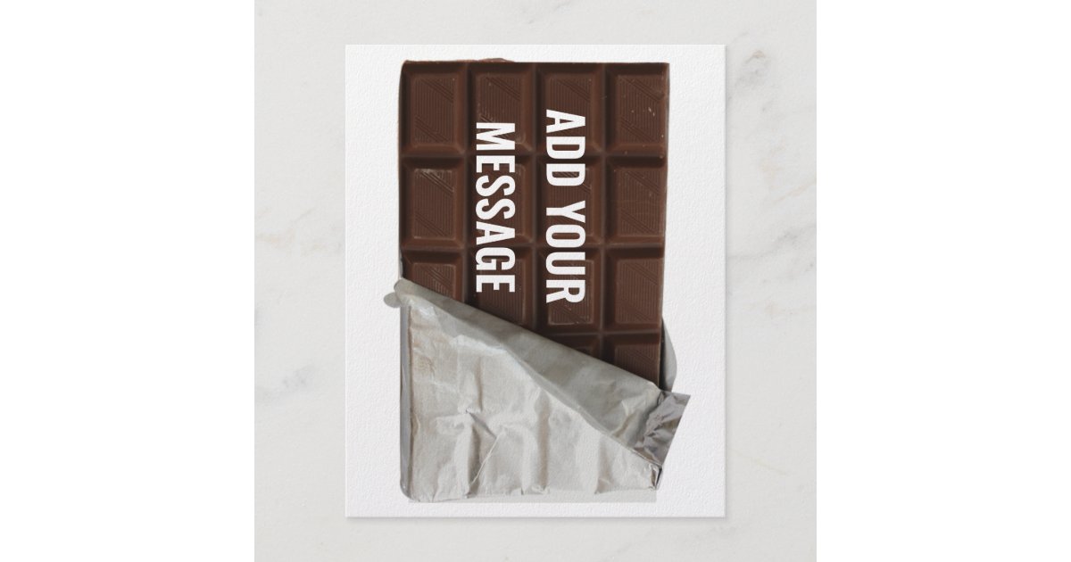 Custom Chocolate Bars -2oz  Includes Custom Logo Wrapper