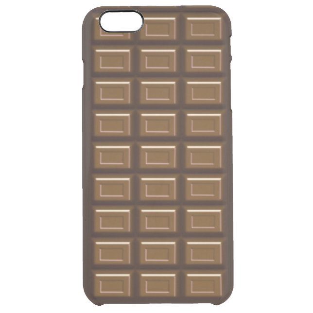 Chocolate Bar iPhone 6/6S Plus Clear Case (Back)