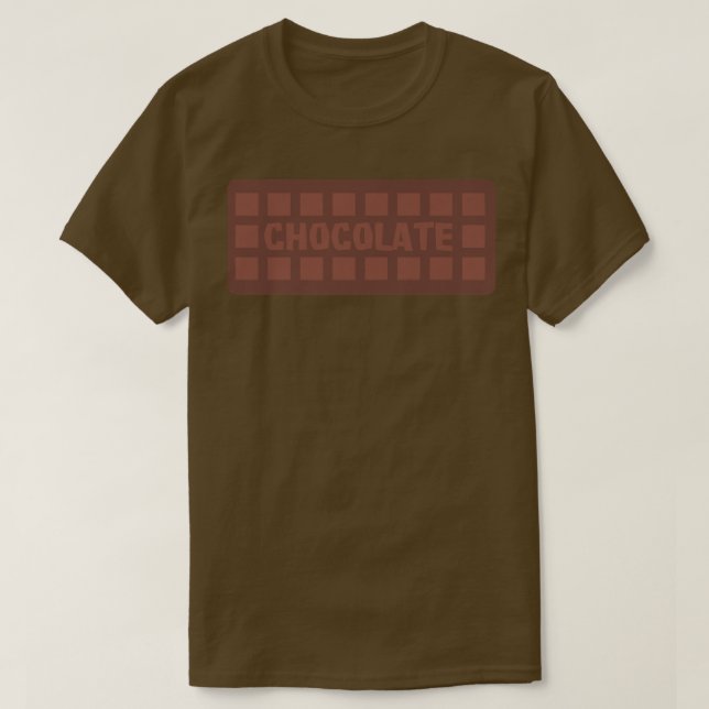 Chocolate Bar Milk Cocoa Brownie Cake Baking  T-Shirt (Design Front)