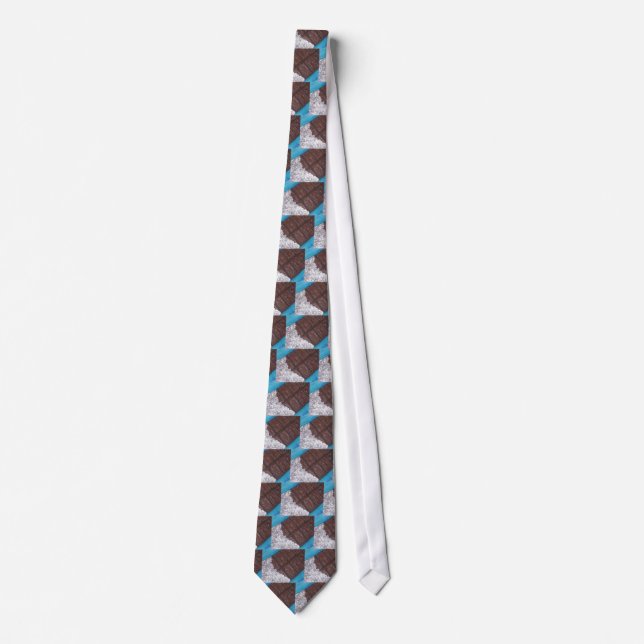 "Chocolate Bar" Neck Tie (Front)