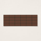 Chocolate Bar Pieces (Back)