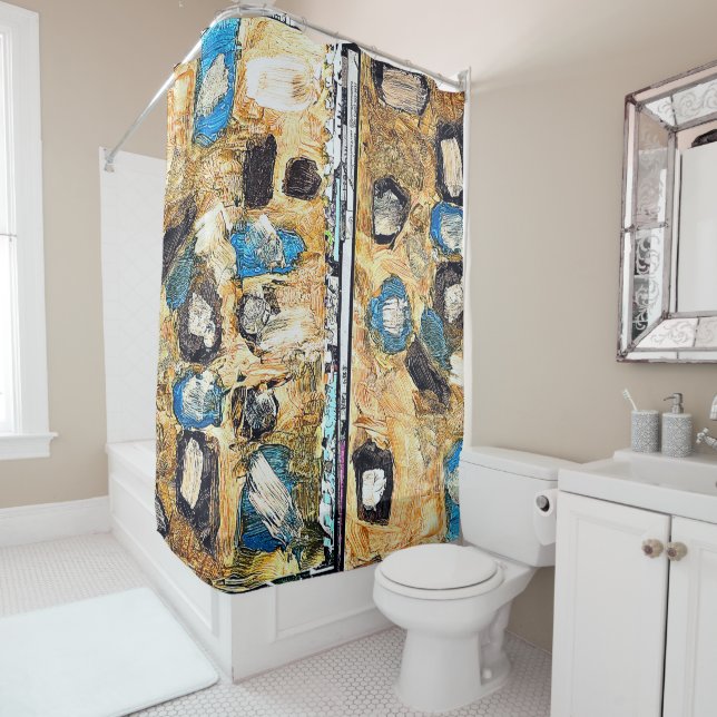 CHOCOLATE BAR SHOWER CURTAIN! CURTAIN (In Situ)