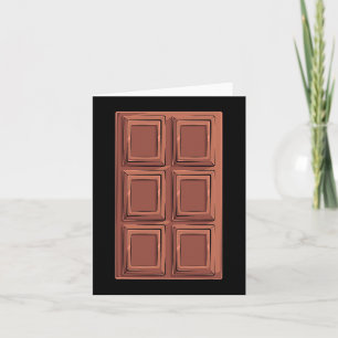 Chocolate Bar S'mores Costume Group Camping Card