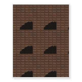 Chocolate Bar Temporary Tattoos