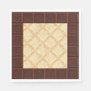 Chocolate Bar Waffle Cone Kids Birthday Party    Napkins