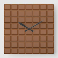 "Chocolate Bar" wall clock