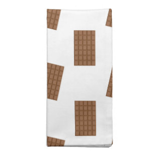 Chocolate Bars White Background Cloth Napkin