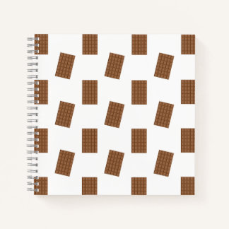 Chocolate Bars White Background Journal