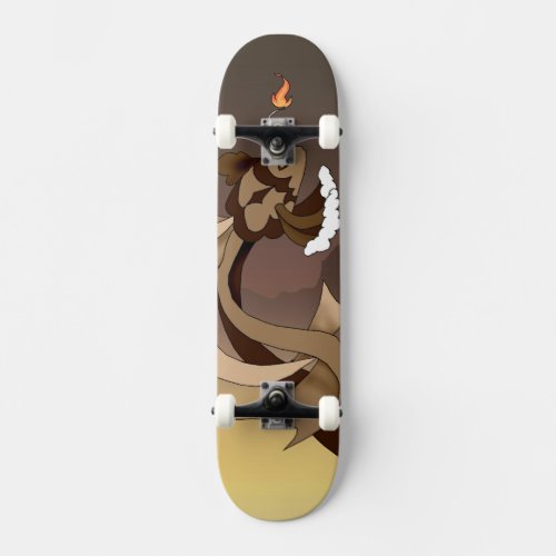 Chocolate Birthday Cake Fish Skateboard