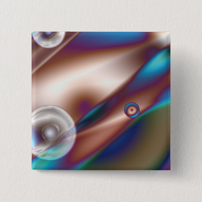 Chocolate Blue Button (Front)