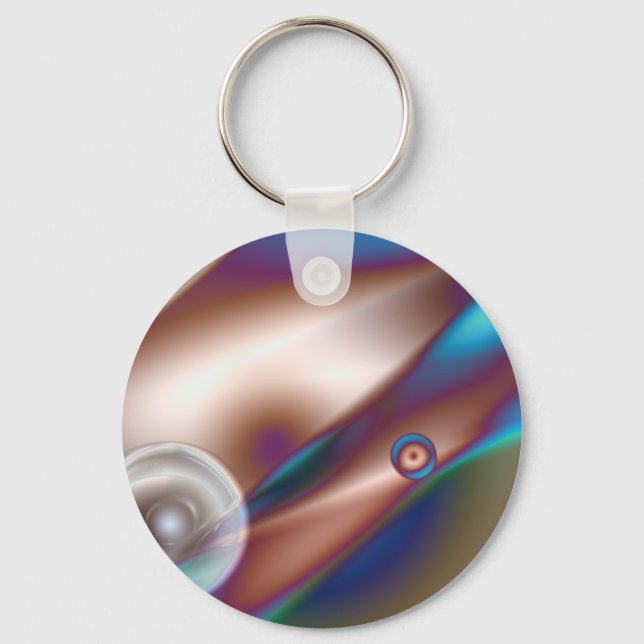 Chocolate Blue Keychain (Front)