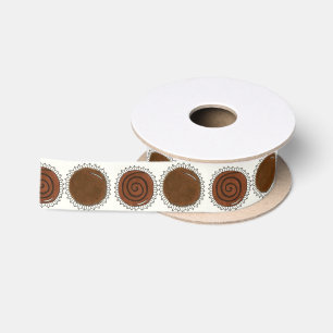 Chocolate Bon Bon Candy Valentine's Day Ribbon