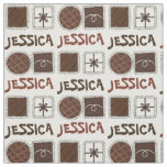 Chocolate Bonbon Candy Personalized Foodie Sweets Fabric