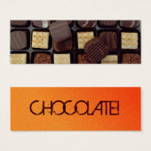 chocolate bookmark (Front & Back)