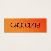 chocolate bookmark (Back)