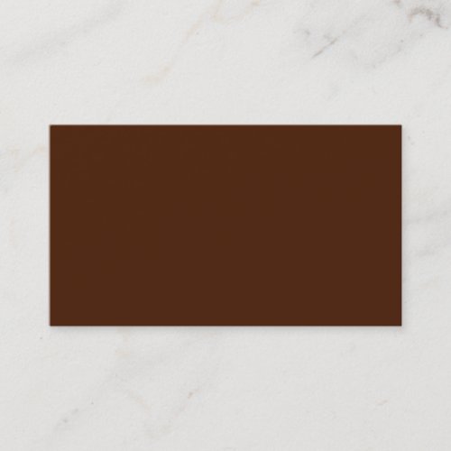 Chocolate Borwn Business Card