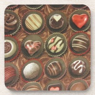 Chocolate Box Beverage Coaster