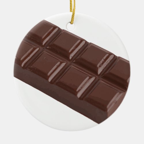 chocolate brickpng ceramic ornament