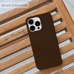 Chocolate Brown - 1 of Top 25 Solid Brown Shades Case-Mate iPhone 14 Pro Max Case