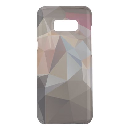 Chocolate Brown and Pastel Pyramid Art Uncommon Samsung Galaxy S8+ Case