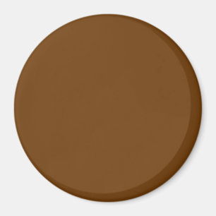 Chocolate Brown Decor Accent Color to Customize Magnet