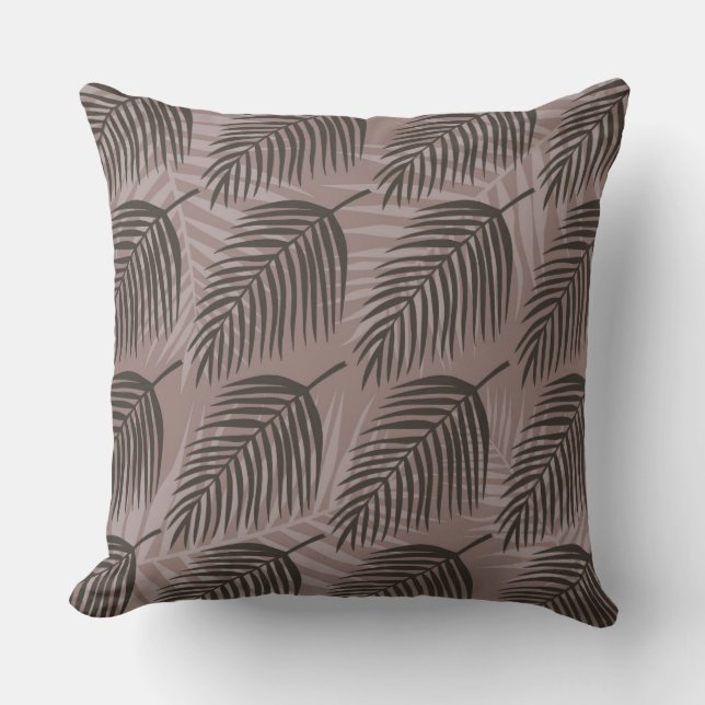 Chocolate Brown Decorative Pillow (Front)