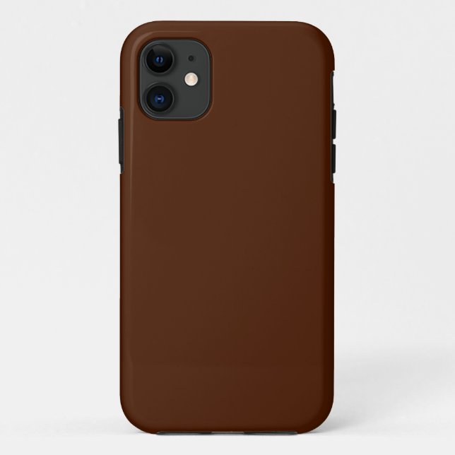 Chocolate Brown iPhone 5 Custom Case-Mate ID Case (Back)